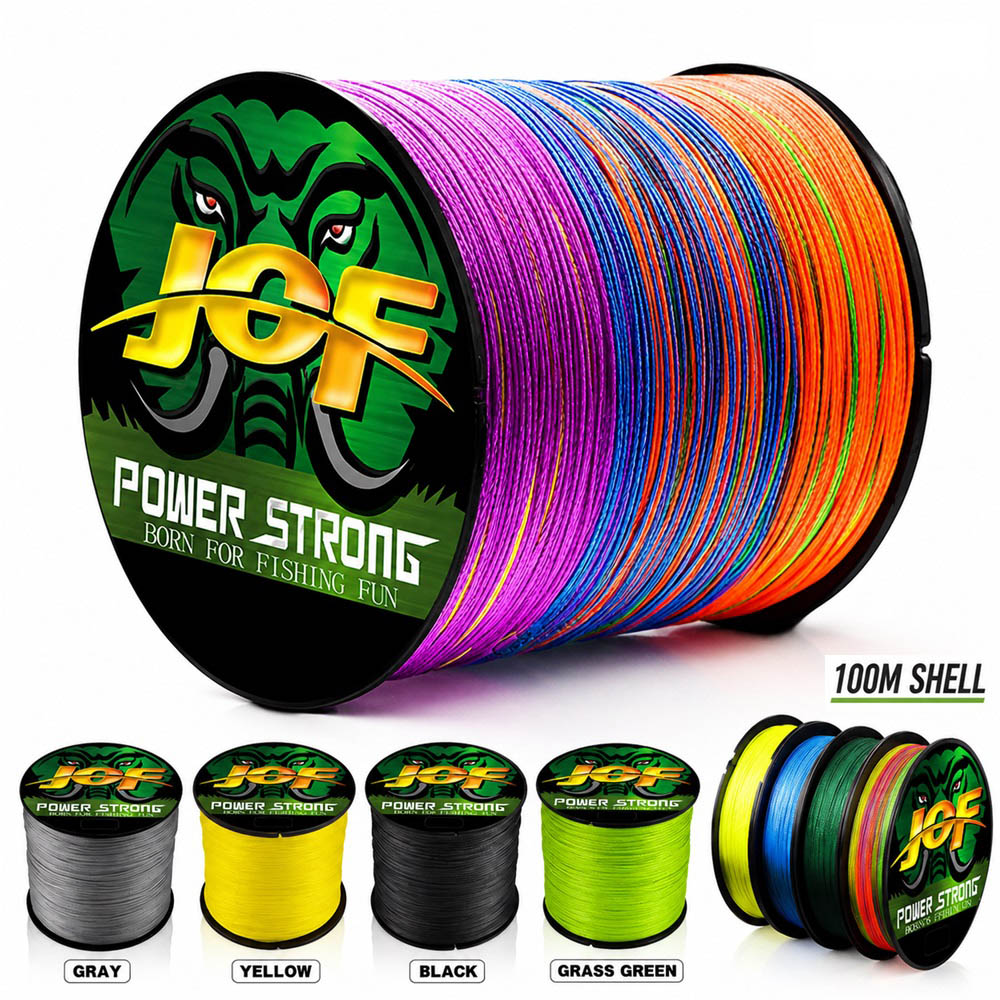 Fish Finder Cable - JOF Lenza da Pesca Intrecciata 4X